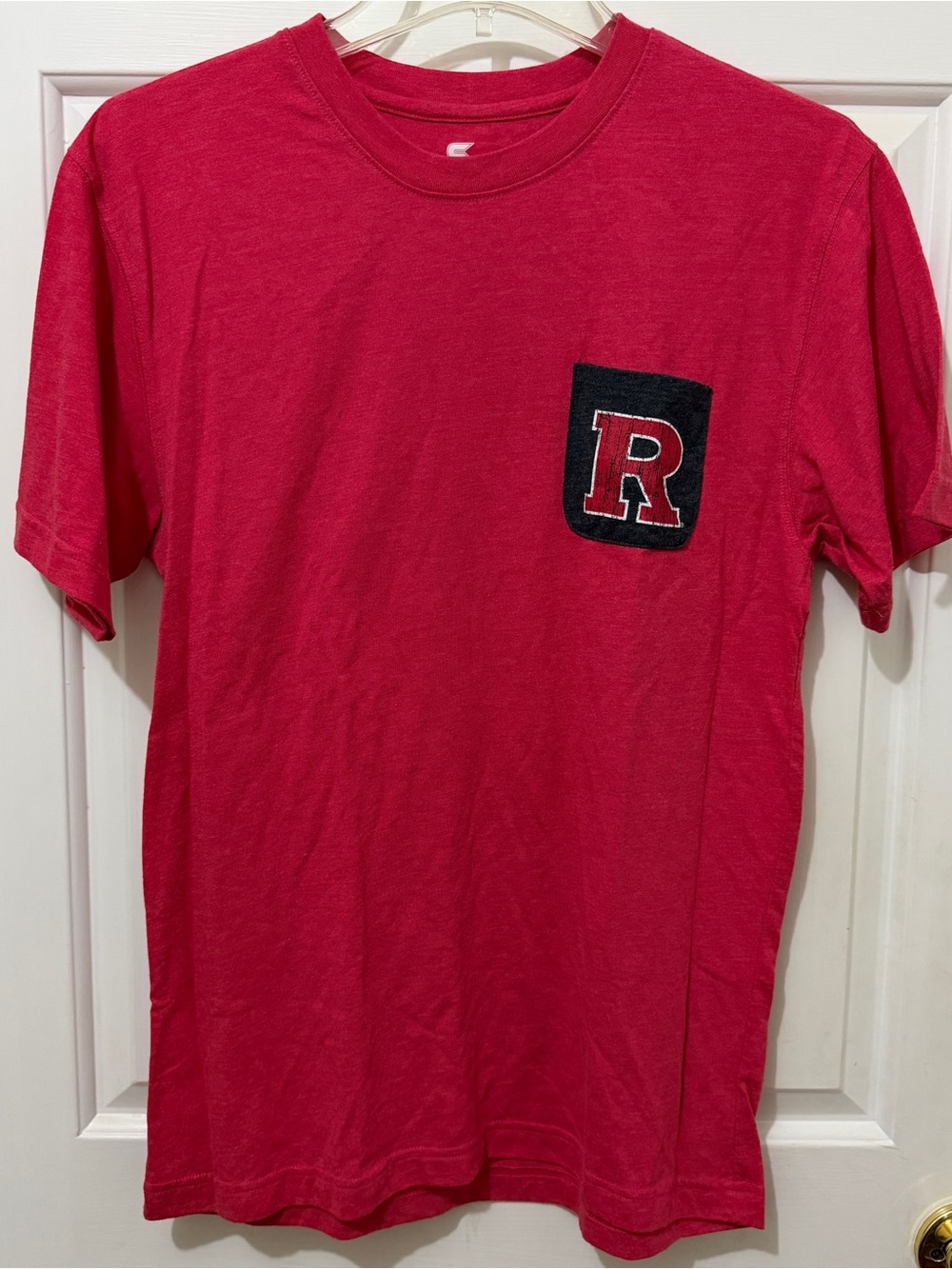 New Rutgers R/Scarlet Knights Red Graphic Short Sleeve Crew Neck Tshirt sz Men M